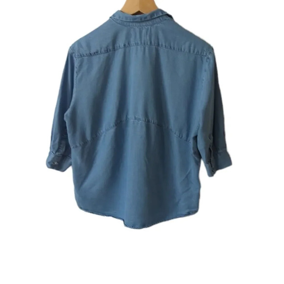 Zara Chambray Shirt - Picture 3 of 5
